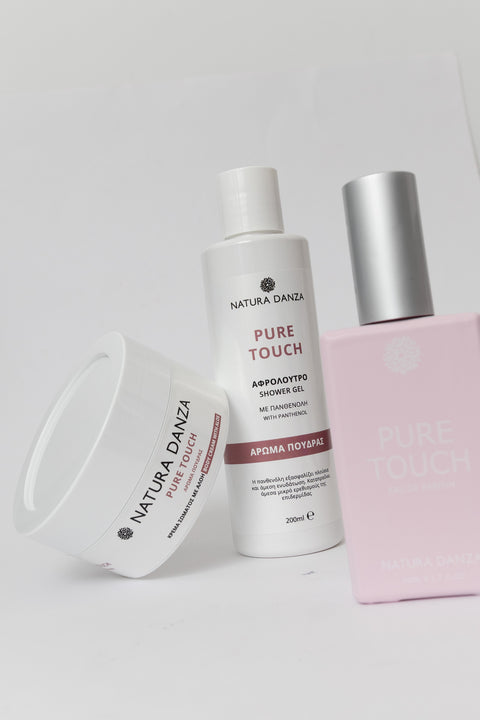 Σετ Πούδρας, PURE TOUCH - Άρωμα, Αφρόλουτρο & Κρέμα Σώματος - NATURADANZA