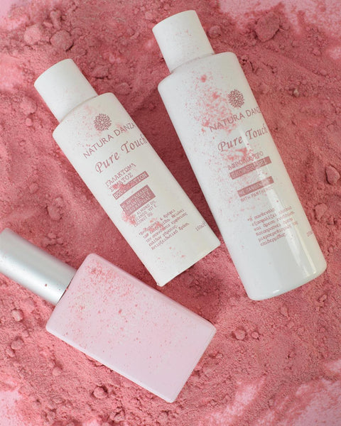 Άρωμα Πούδρας Pure Touch: Άρωμα, Αφρόλουτρο 200ml και Γαλάκτωμα Σώματος 100ml - NATURADANZA
