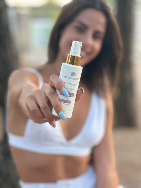 Λάδι Μαυρίσματος με άρωμα Πούδρας Pure Touch - NATURADANZA
