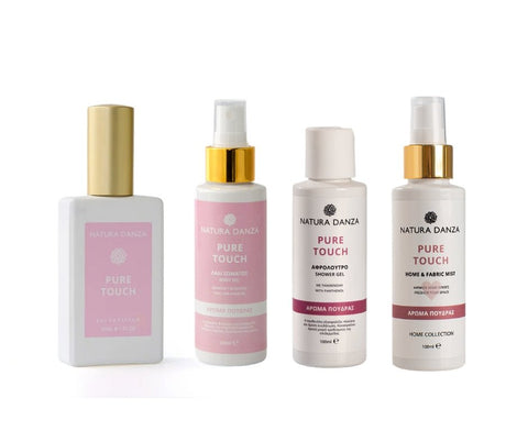 Pure Touch - Άρωμα, Λάδι σώματος, Αφρόλουτρο και Home and Fabric Mist - NATURADANZA