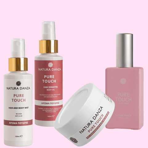Άρωμα Πούδρας, PURE TOUCH - Άρωμα, Hair &Body Mist, Scrub, Λάδι Σώματος - NATURADANZA