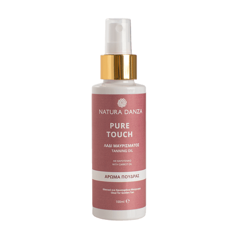 Λάδι Μαυρίσματος με άρωμα Πούδρας Pure Touch - NATURADANZA