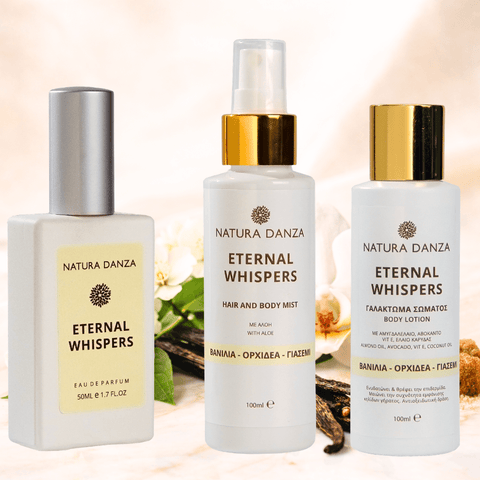 ETERNAL WHISPERS Άρωμα, Mist και Γαλάκτωμα Σώματος - NATURADANZA