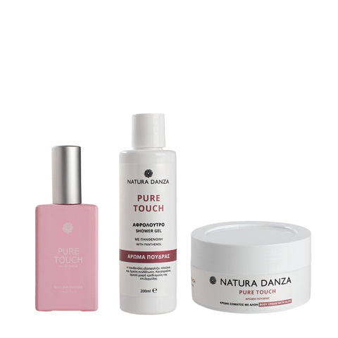 Σετ Πούδρας, PURE TOUCH - Άρωμα, Αφρόλουτρο & Κρέμα Σώματος - NATURADANZA