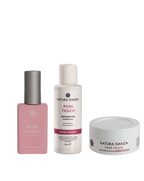Σετ Πούδρας, PURE TOUCH - Άρωμα, Αφρόλουτρο & Κρέμα Σώματος - NATURADANZA